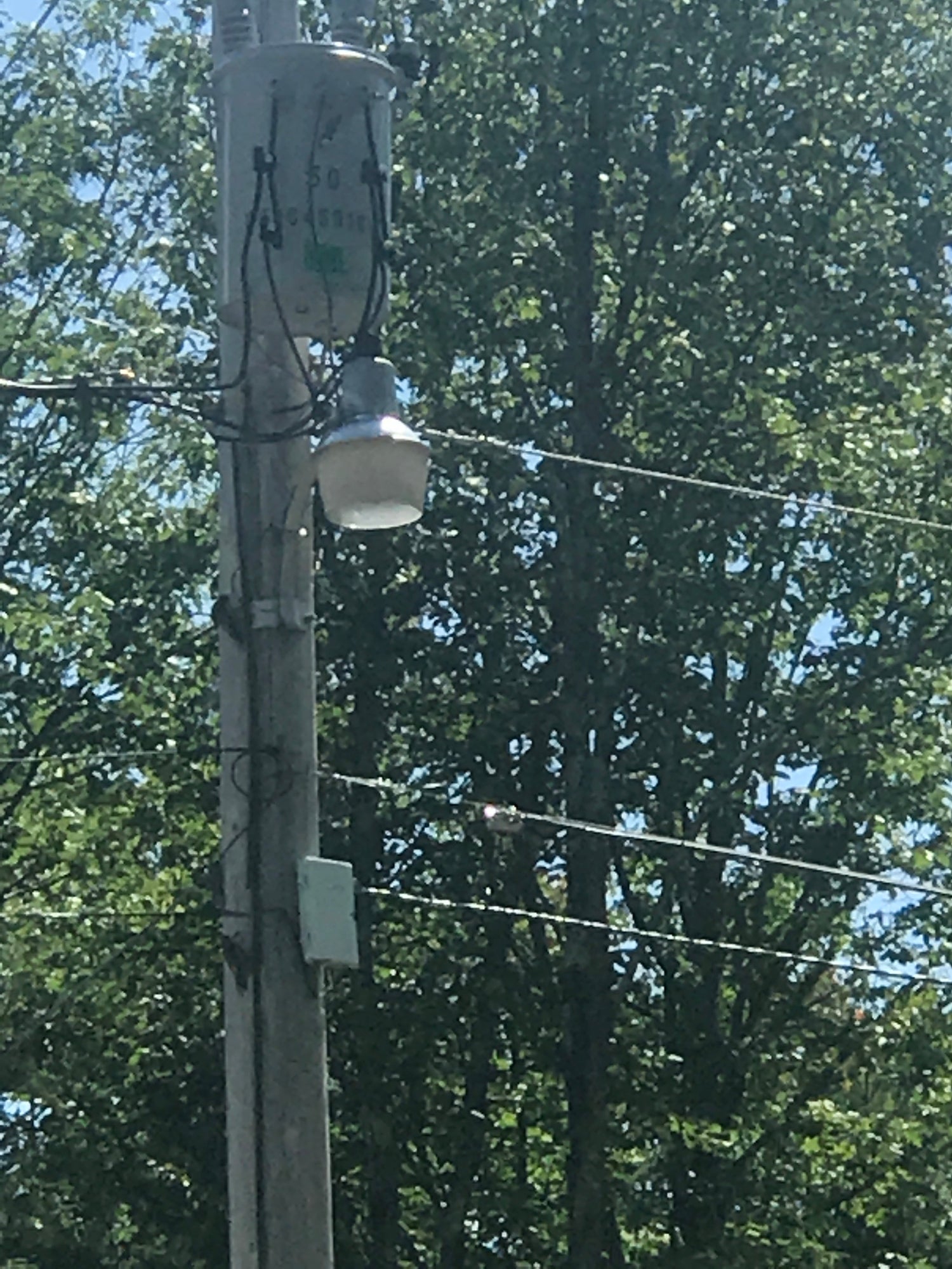 Street light at the Uphill Terrain at the Nature View NH Estate