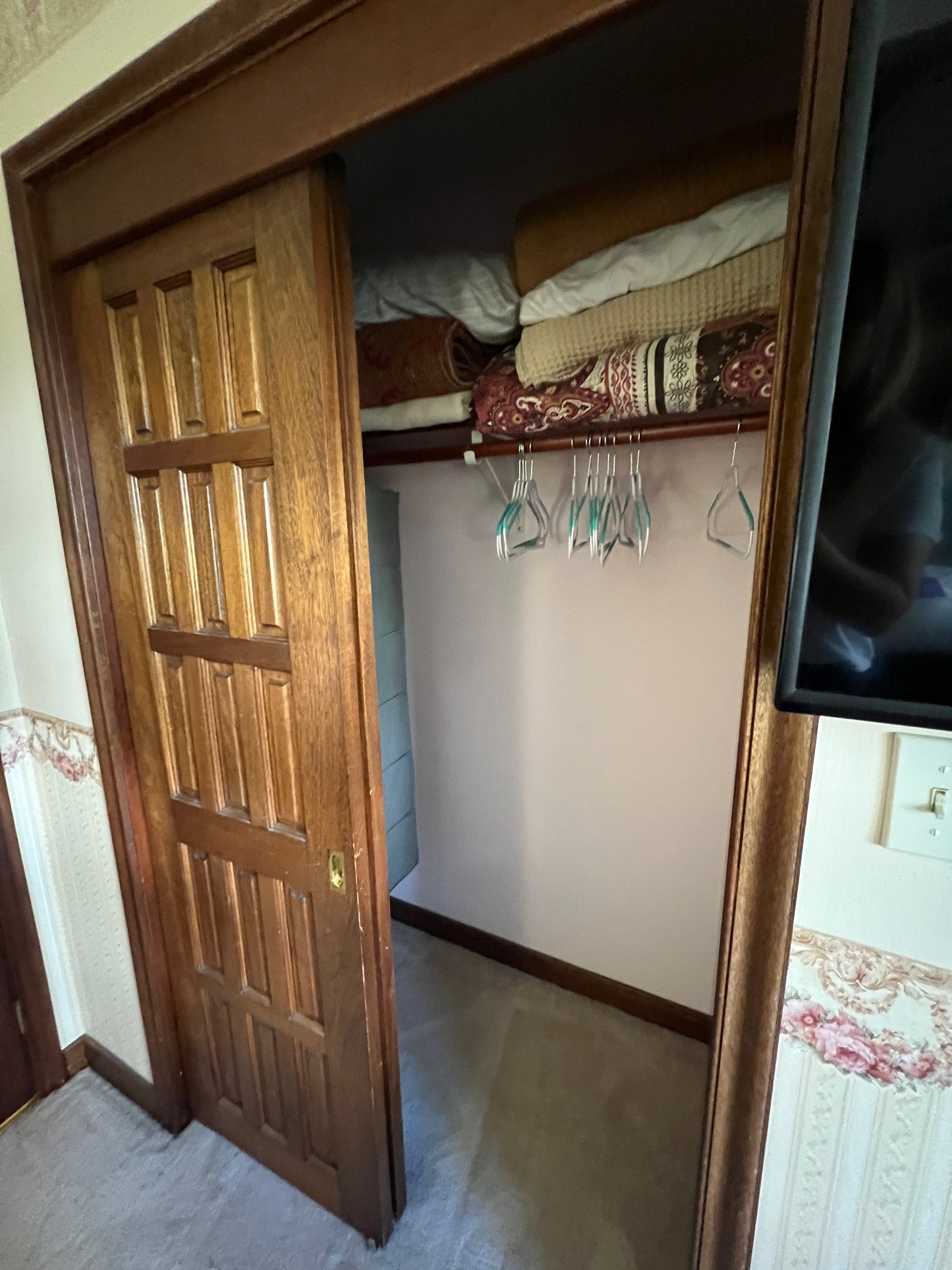 Wooden closet