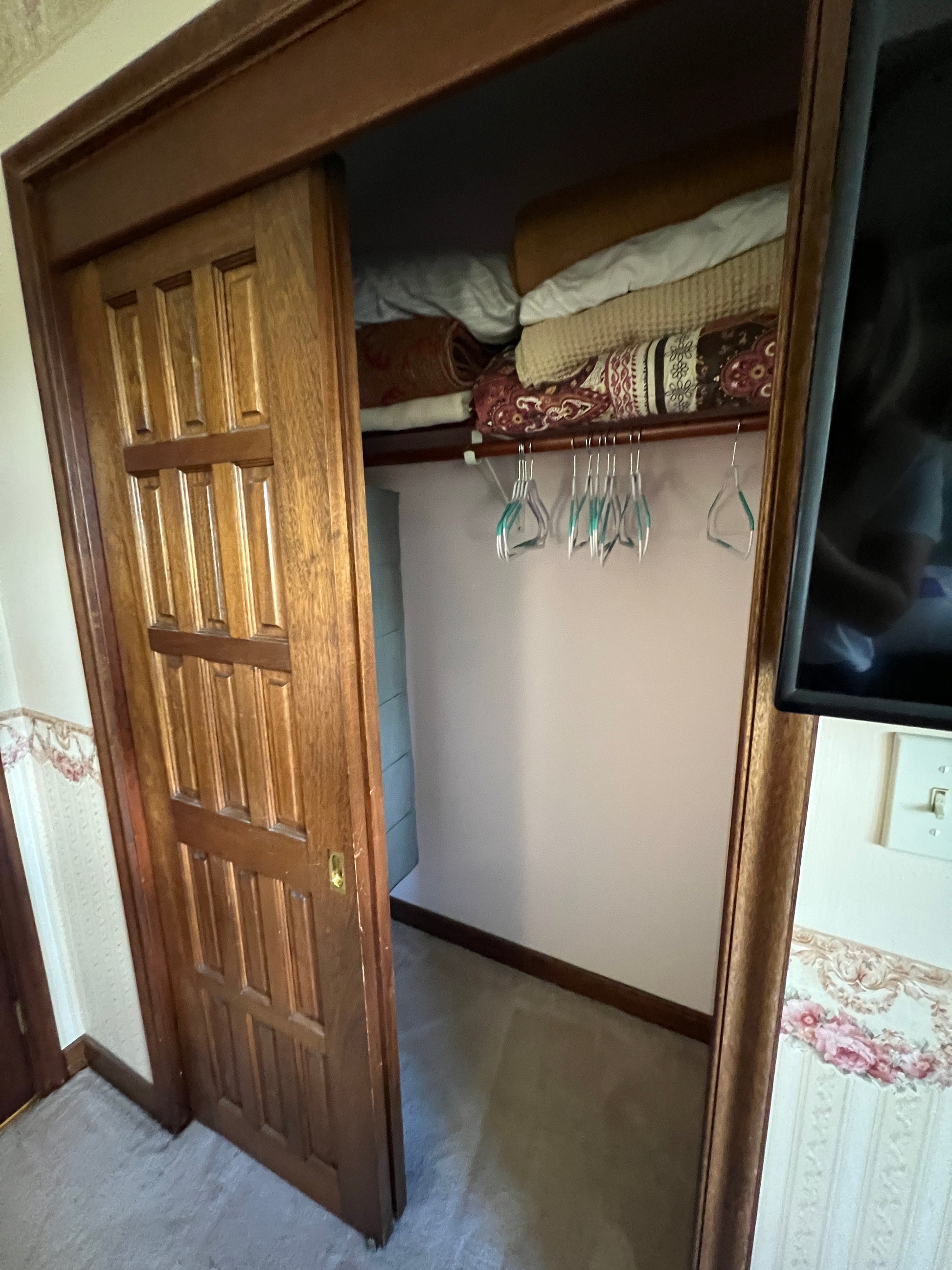 Wooden closet