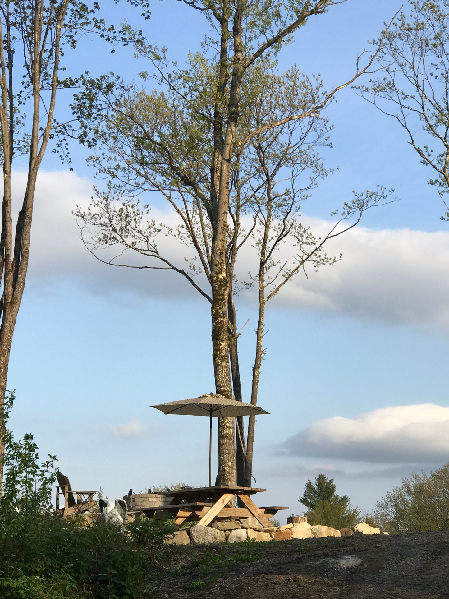 Patios of the Nature View Estate in NH