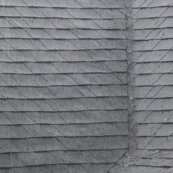 water running over new roofing 